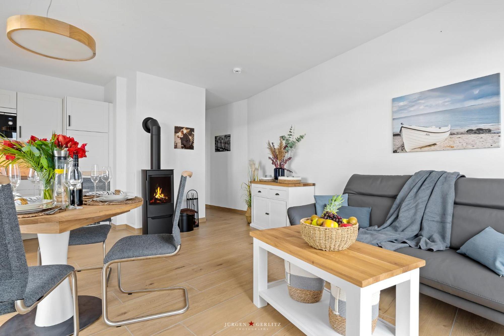 Sea Apartment Mojo- Meerblick, Infrarotauna, Terrasse Olpenitz Dış mekan fotoğraf